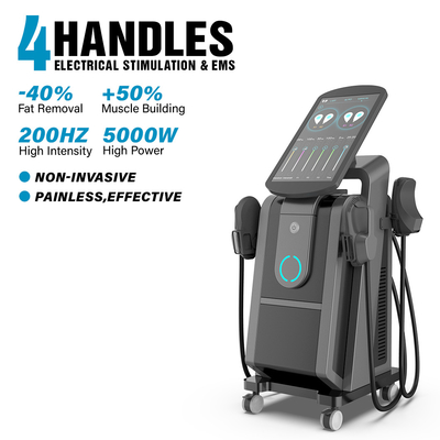 2 Nguồn cung cấp điện Ems Sculpting Beauty Machine With 4 Handle Magnetic Stimulator cơ bắp xây dựng sàn xương chậu máy